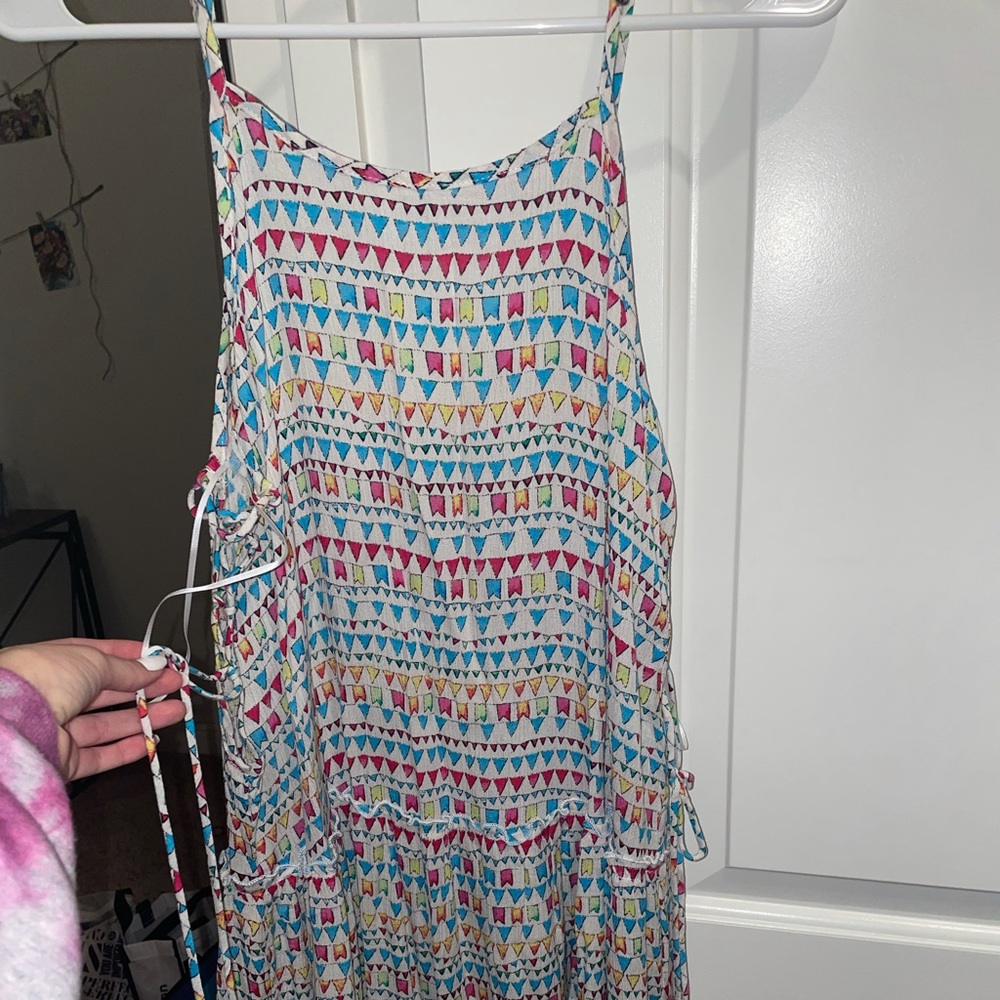 Dress with tassels